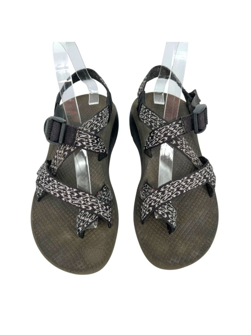 Chaco Z2 Womens Size 7 Sandals Adjustable Straps Black Gray Hiking Outdoor Shoes
